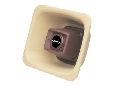 Valcom Flexhorn 4-Watt 25-Volt Transformer Paging Horn - Beige