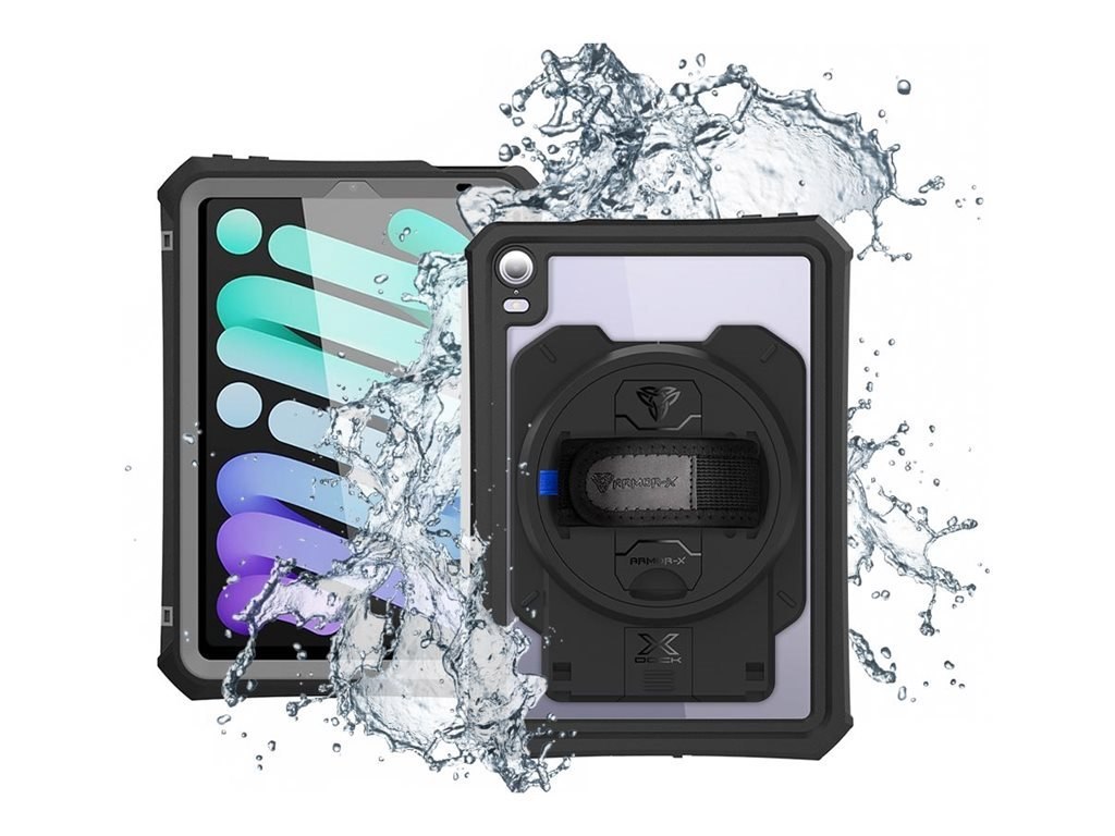 Armor-X Waterproof, Shock & Dust Proof Case W/ X-Dock Modular Eco-System Supports For iPad Mini 6