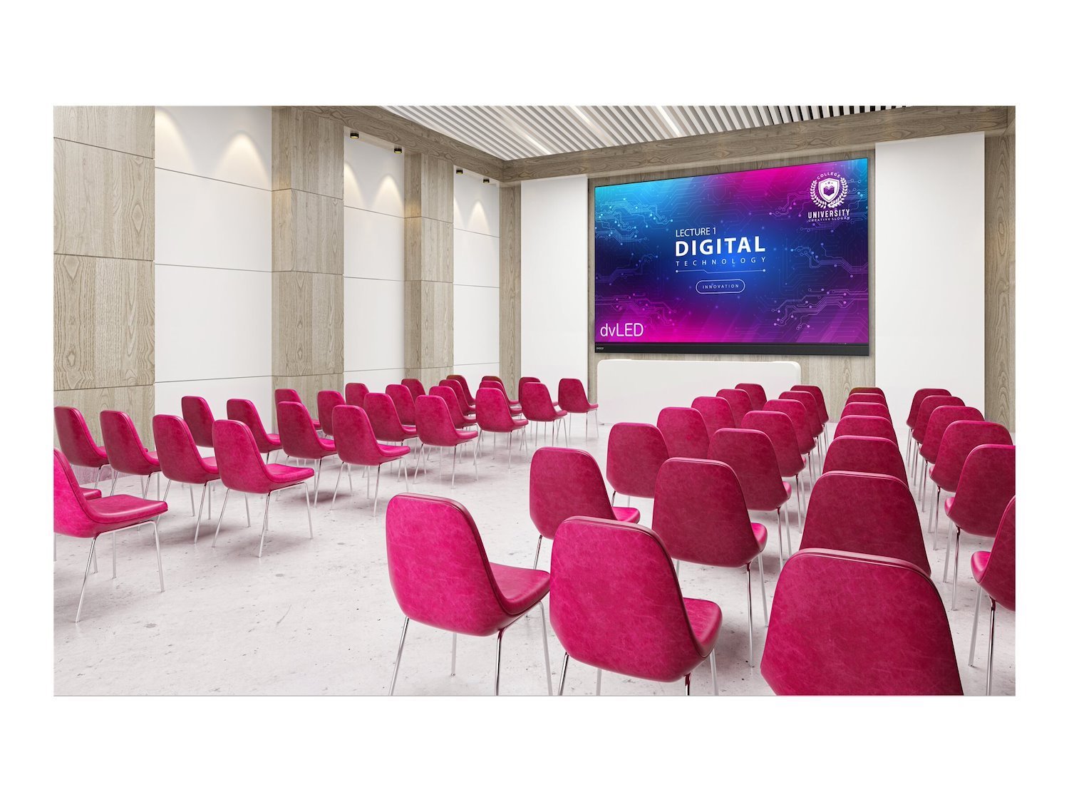 Avocor 132" dvLED Display Ultra-Wide