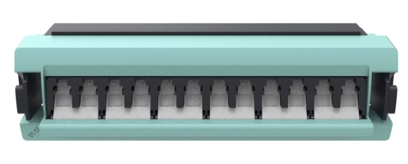 360 Distribution Adapter Pack,Multimode OM4, 12 LC with internal shutters