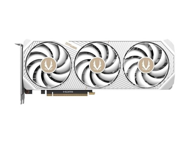 Zotac GeForce RTX 5070 Amp PCIe 5.0 X16 White Edition Graphics Card, 12GB GDDR7