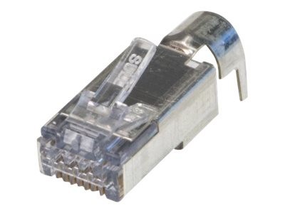 Platinum Tools ezEX48 CAT6a Shielded Crimp Plugs, 100 PCS