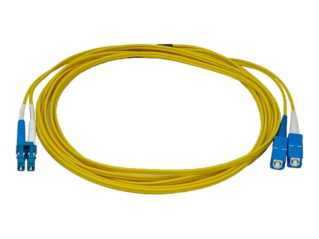 NetSource LC-SC Os2 Singlemode Duplex Fiber Optic Cable, 5M