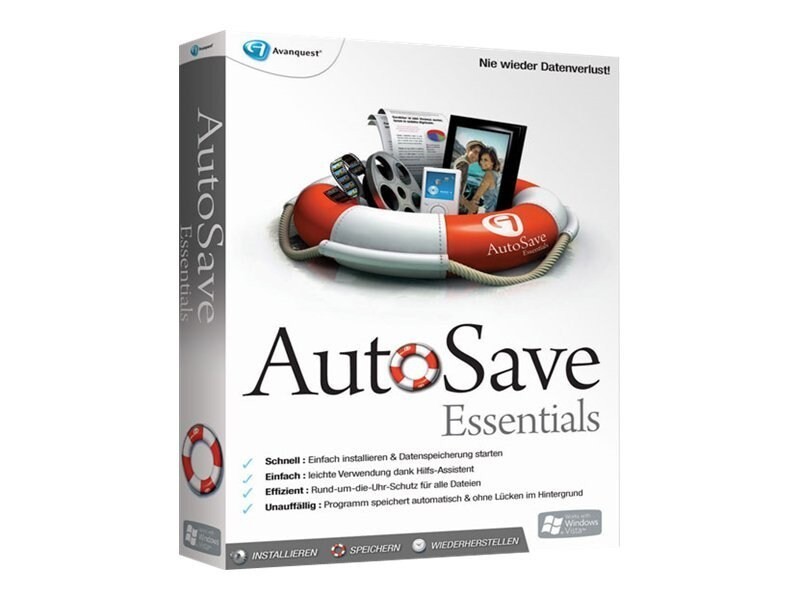 Avanquest Corp. Autosave Essentials Does What It Says, It Automatically Saves (Backs Up) Your Essential Files
