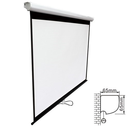 Brateck Projector Standard Auto-Lock Manual Projection Screen-86’’(1.72X1.3M) /(4:3 Ratio) (LS)