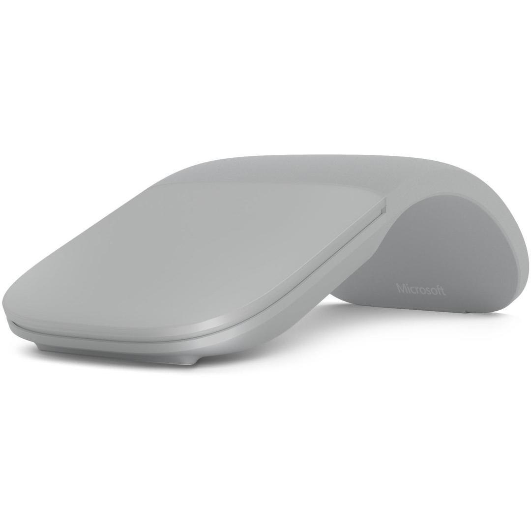 Microsoft Surface Arc Wireless Mouse Curved Design Surface Pro 11/10/8/9/X Laptop 7/6/5/4- Light Grey