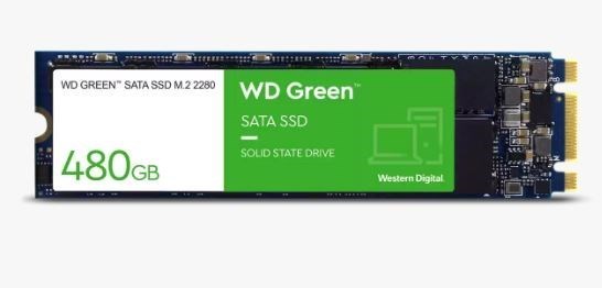 SanDisk Western Digital WD Green Sata SSD M.2 2280 - 480GB 545MB/s, Up To 1M Hours MTTF 3-Year Limited Warranty