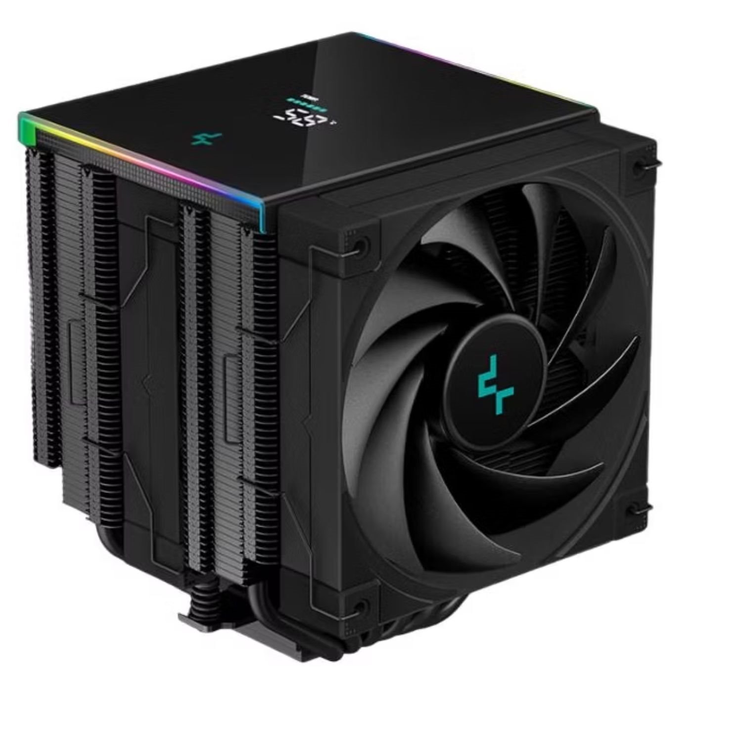 DeepCool Ak620 Digital High Performance Dual Tower Cpu Cooler, 6 Copper Heat Pipes, 2X 120 FDB Fans, Intel LGA2066/2011-v3/2011/1851/1700/1200/1151/1