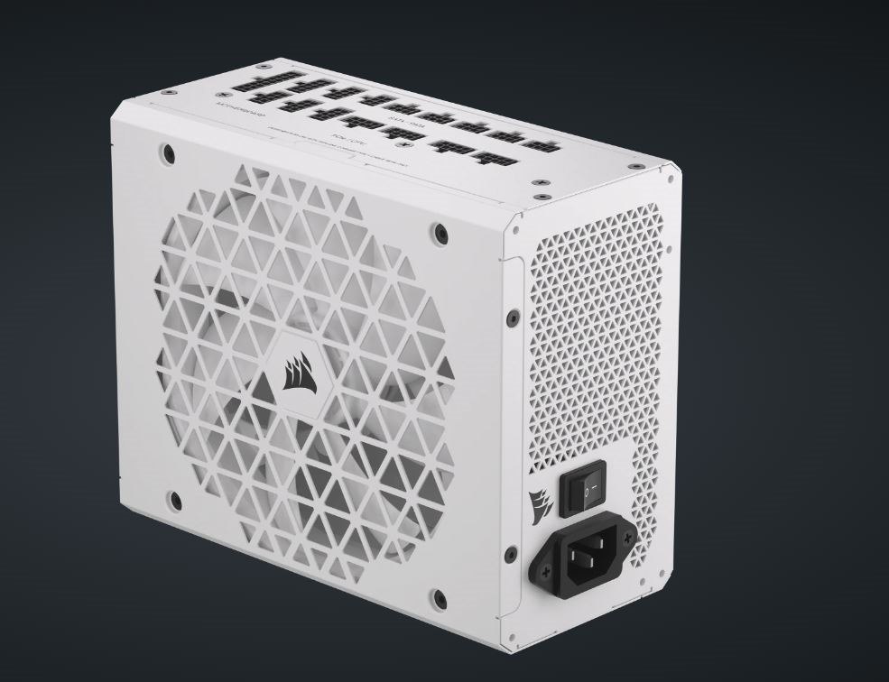 Corsair RMx Shift White Series, RM1200x Shift White, 1200 Watt, 80 Plus Gold Certified, Fully Modular Power Supply