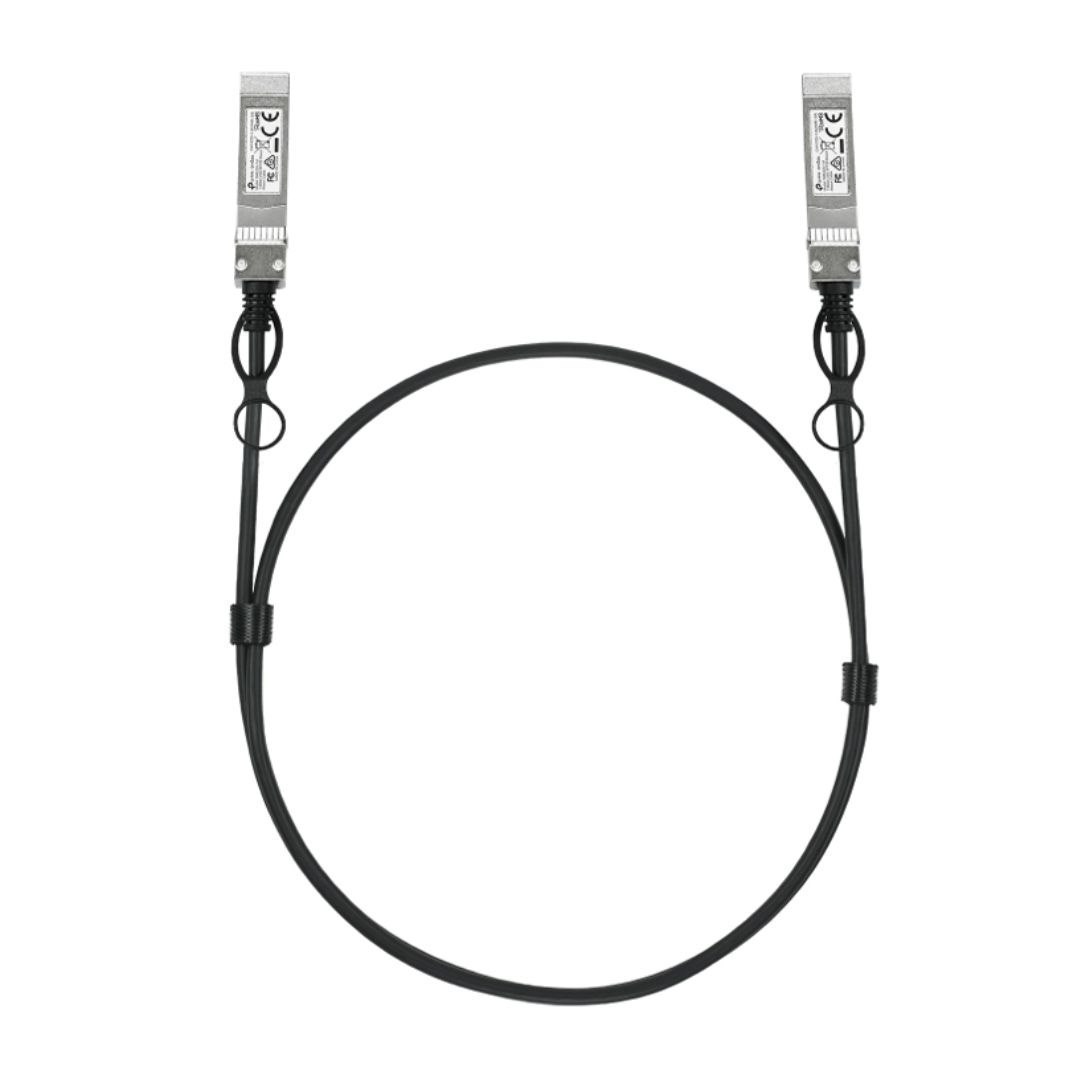 TP-Link SM6220-1M Omada 1 Meter 25G SFP28 Direct Attach Cable, Up To 1 M Distance, Support Data Rate Of 25Gbps And 10Gbps, Compatible With 25G SFP28