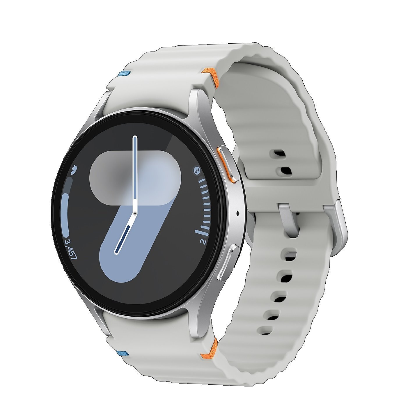 Samsung Galaxy Watch7 Bluetooth (44MM) - Silver (Sm-L310nzsaxsa), 1.5' Super Amoled, 1.6GHz, Penta-Core, 2GB/32GB, NFC, Bluetooth V5.3, 425mAh