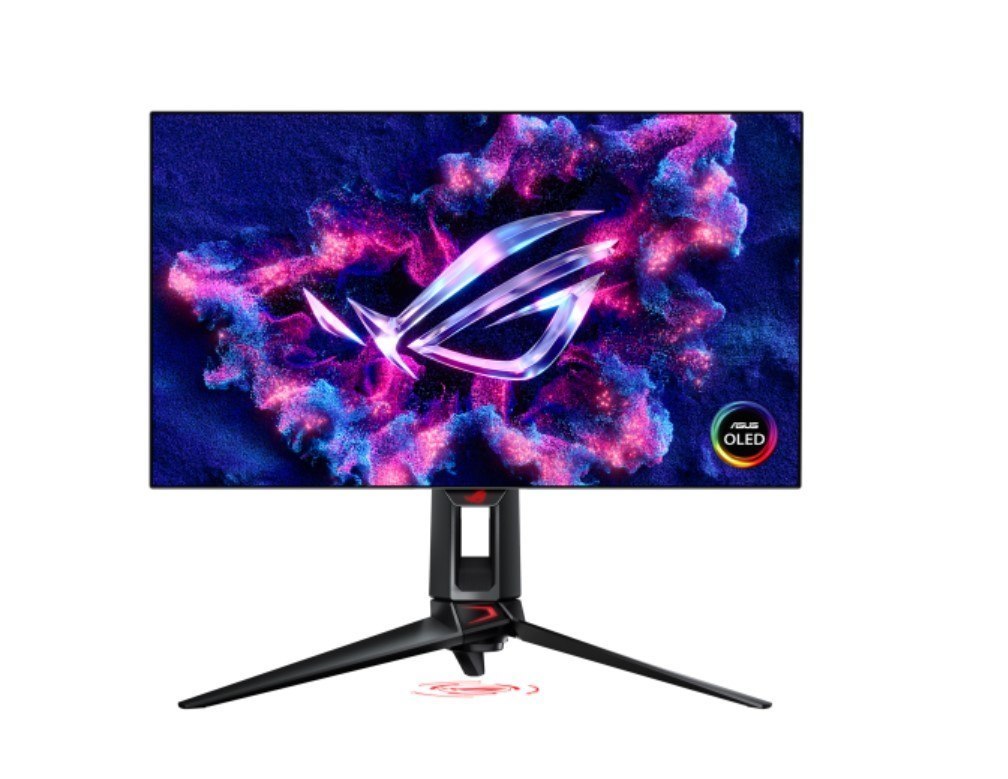 Asus Rog Pg27aqdp 27' Rog Swift Oled Gaming Monitor, Woled Panel, 480 HZ (Above 360Hz), 0.03 MS (GTG), G-SYNC, Ai Assistant, DisplayWidget Center