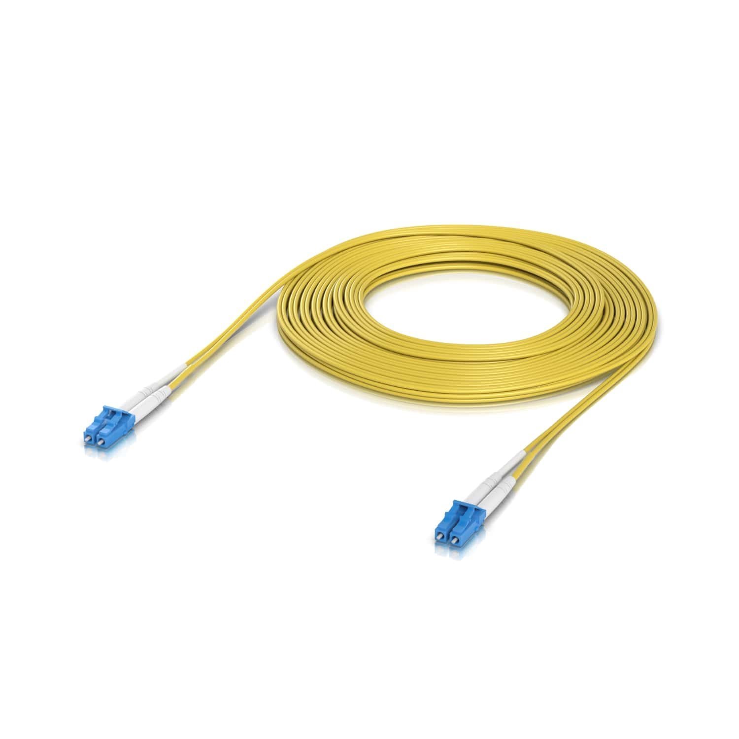 Ubiquiti Os2 Duplex LC Upc Fiber Patch Cable, Length 10M, Lightweight Fiber Patch Cable For Up To 100G Connections,