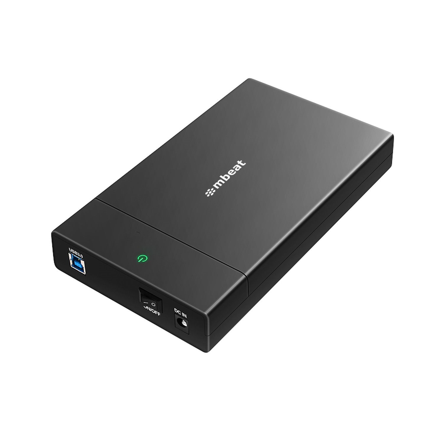 Mbeat C1 Tool-Free Usb 3.0 3.5' & 2.5' Sata HDD Enclosure - Black Data Speed: Maximum Up To 5Gbp Product Weight: 121G DC Power: +12V/2A Power Supply