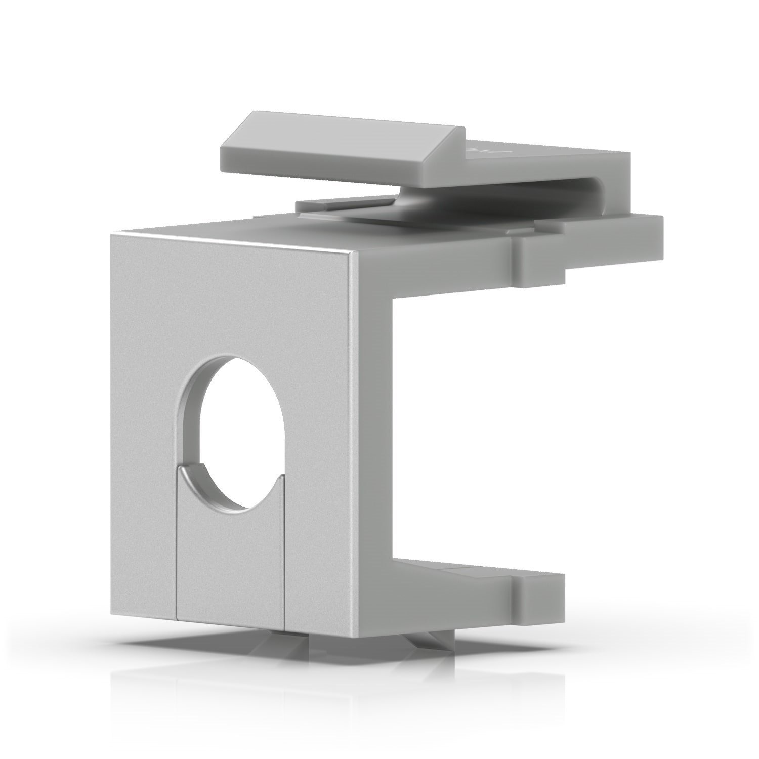 Ubiquiti Keystone Blank Snap-In Insert Pass-Through,12-Pack,Cover Unused Ports On Blank Keystone Patch Panel, Clean& Aesthetic Appearance