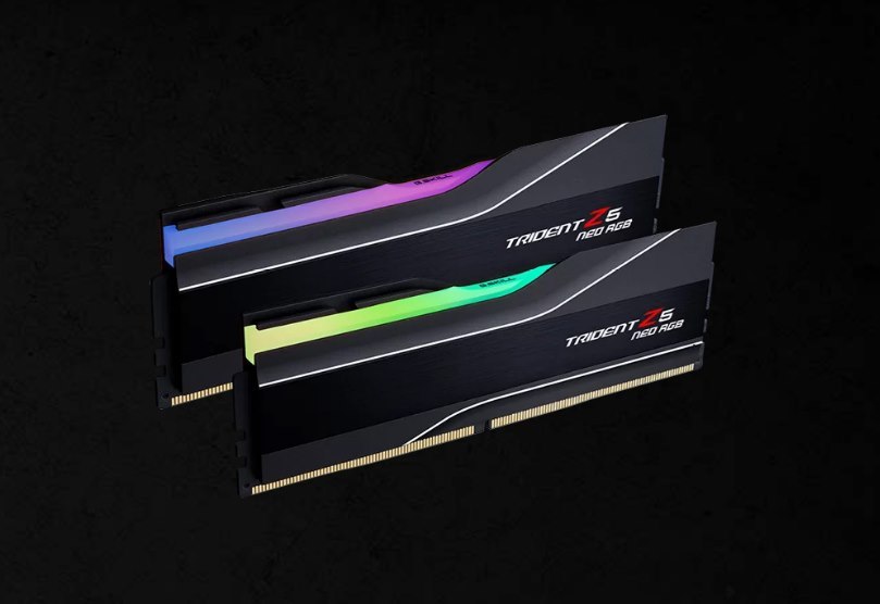 G.Skill F5-6000J2636H32GX2-TZ5NR 64GB (2 X 32GB)/ Amd Expo/ DDR5 6000TM/S/ Timings 26-36-36-96 Heatsink/ Voltage1.45V/ TZ5 Neo RGB