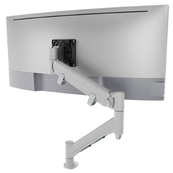 Atdec Awms-Hxb Heavy Duty Dynamic Monitor Arm. Up To 49" Screens, Min. Load 6KG. Max Load 16KG, C-Clamp Desk Fixing, Vesa Up To 100X100. Silver