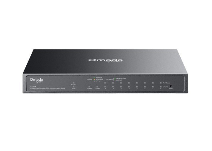 TP-Link Es210gp Omada 10-Port Gigabit Easy Managed Switch With 8-Port PoE+