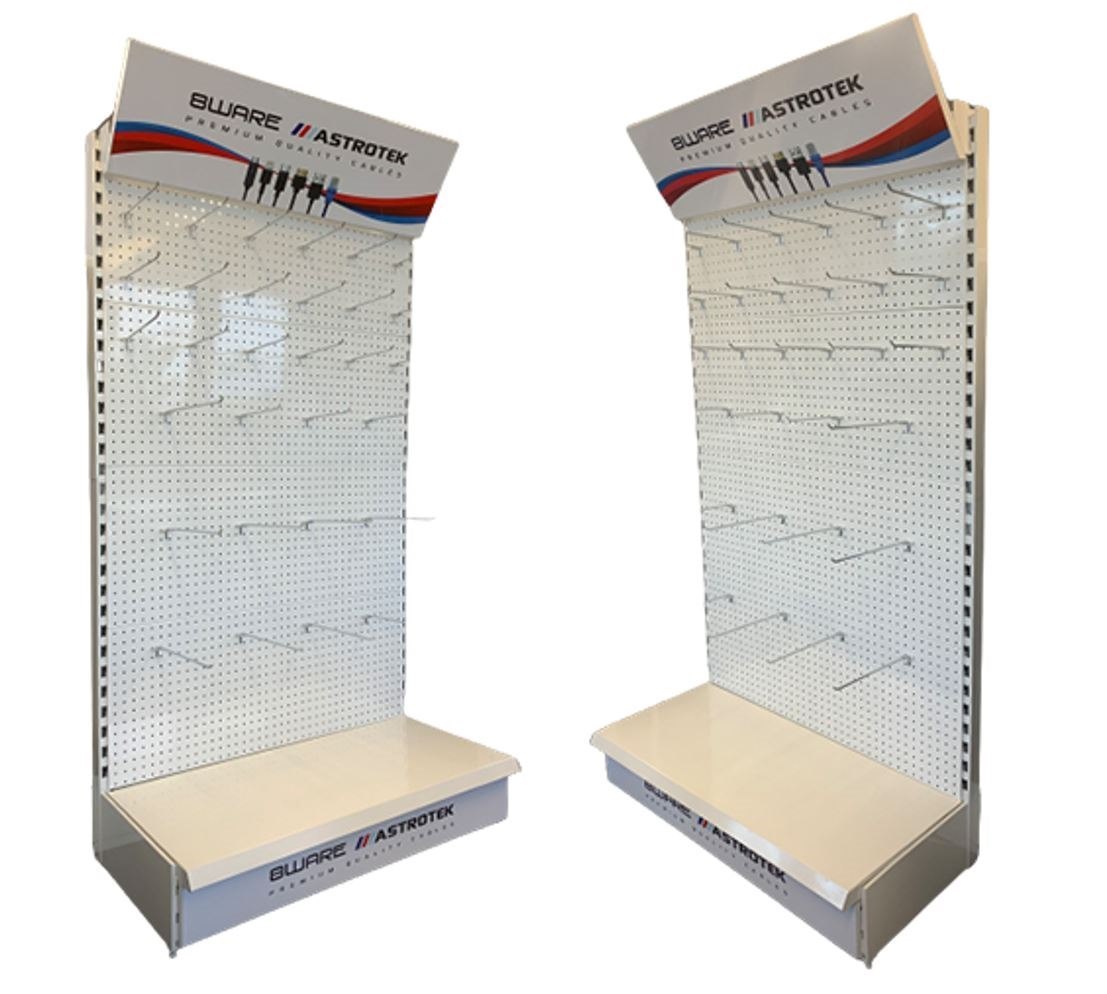Astrotek Retail Cable Display Stand #2 - Dimension 180X102X45CM - Get It Free When Buy $1000 8ware/Astrotek Products (1 Stand Per Box)