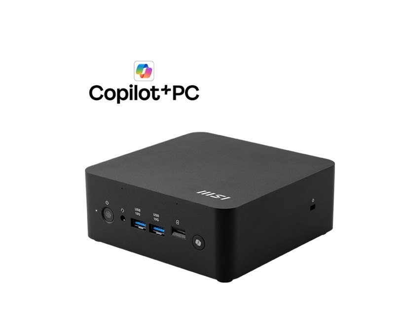 Msi Cubi Nuc Ai+ 2Mg-013Au, Black, Core Ultra 7 258V/D5 32GB/1TB SSD/Win11Pro NG/Power Switch Cable/3Y