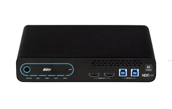 AVer MT300N Ndi Matrix Tracking Box. Inputs - Hdmi (3), Usb (3), RJ45 (1), PoE+ (1), RS422 (1), Outputs - Hdmi (2), Usb 3.0 (2). Ndi HX2.
