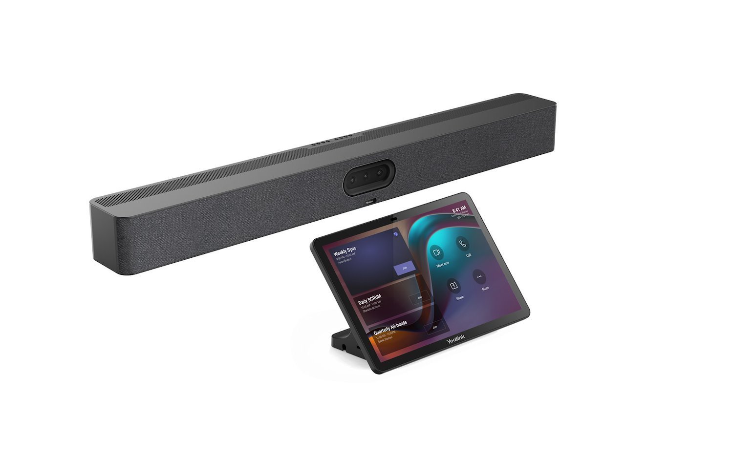 Yealink A50-031 MeetingBar Kit+Yealink MD65 MeetingDisplay Promotion,Save 53%,65' 4K Display,CTP25 Touch Panel,Wireless Casting,Android