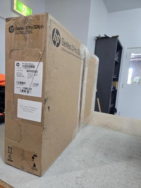 HP Box Damaged HP Series 3 Pro 324PH -B0bu9ut- 23.8" Ips, 16:9, 1920X1080, Height Adjust, Speakers, Vga+Dp+Hdmi, Tilt, 3 YRS (Replaces 64W34aa)
