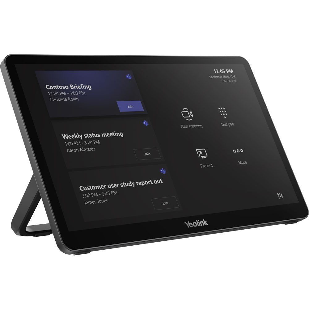Yealink MTouch Plus MB 11.6-Inch 1080P Touch Panel, Smart, Ergonomic, Versatile, Design For Modern Meeting, Built-In Sensors,