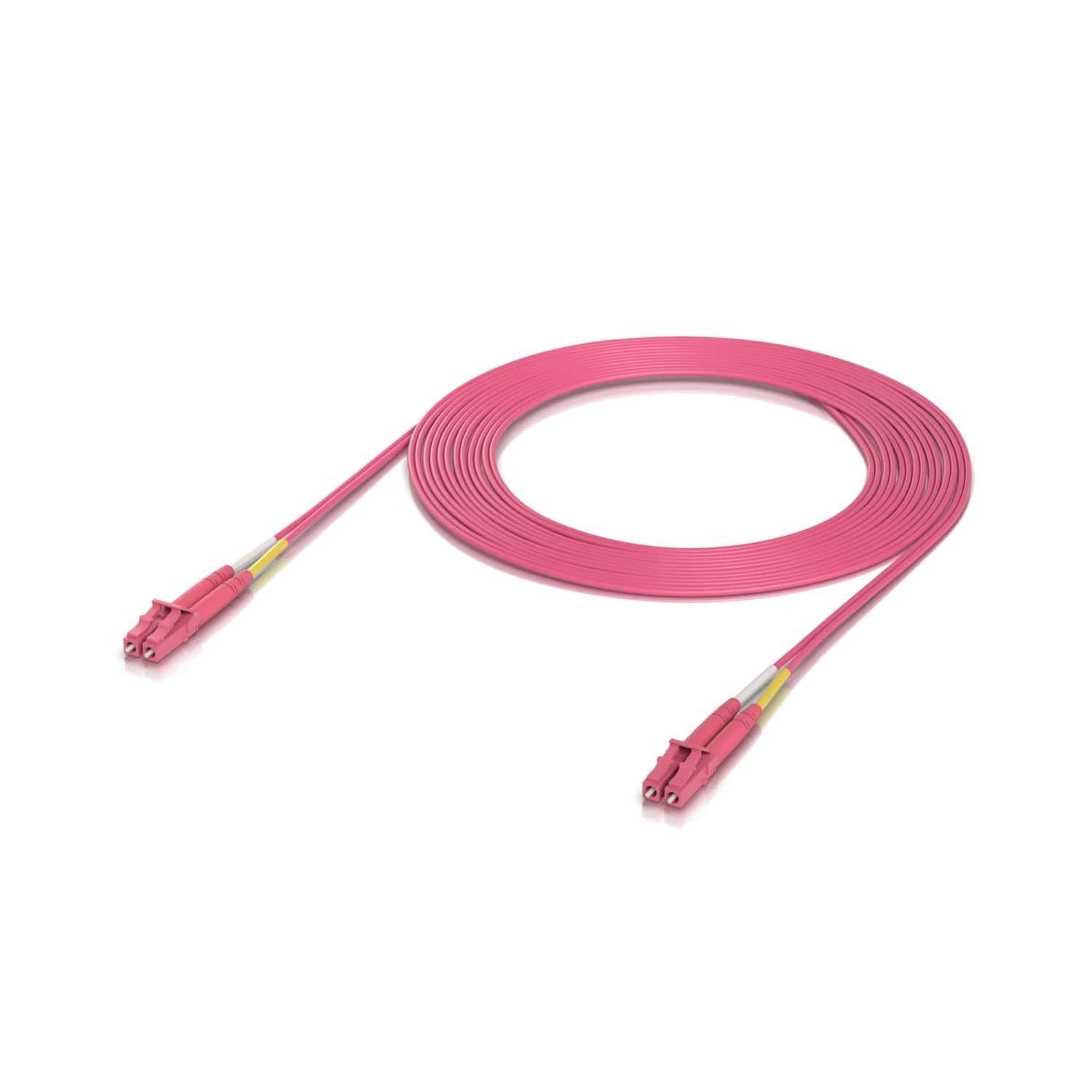 Ubiquiti Om4 Duplex LC Upc Fiber Patch Cable, Indoor Om4 Multi-Mode Fiber Patch Cable With Duplex LC Upc Connectors.
