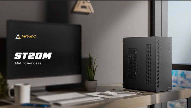 Antec St20mvpa55au, Matx/Itx Mid Tower, Usb3.0, 265MM Gpu, 150MM Cpu, 1X120MM Fan, 275X180X352MM