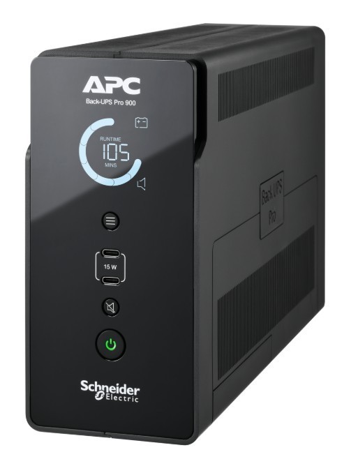 Apc Back-UPS Pro 900Va/540W, 6 Iec Outlets, LCD Interface, Usb Charging Ports, Tower, 230V, Lead-Acid Battery, Input Iec 60320 Iec 60309, 1.5M Cable