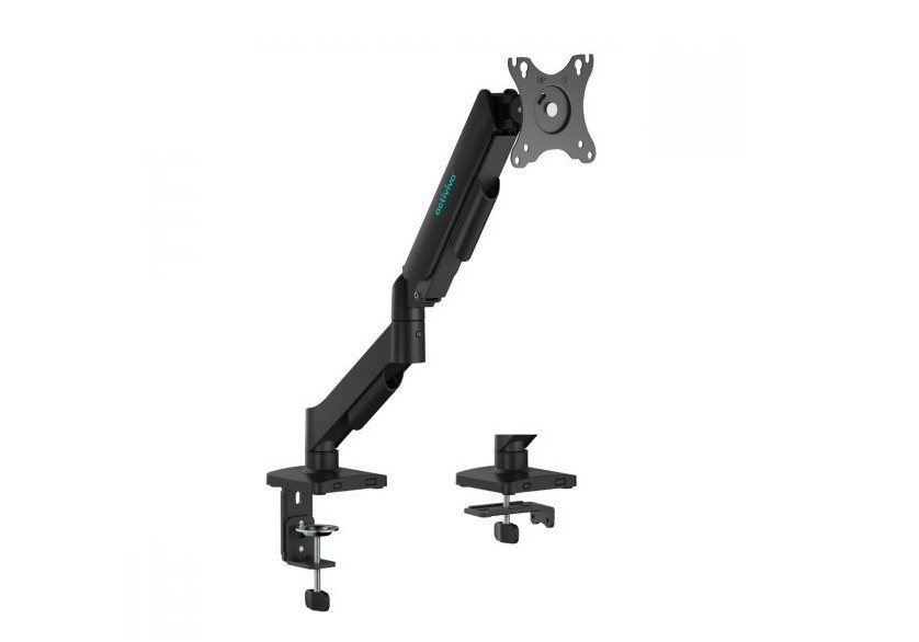 Mbeat® Activiva Ergolife Single-Screen Gas Spring Monitor Arm Allows You To Smoothly Adjust The Height Angle And Tilt Of Your Screen With Minimal