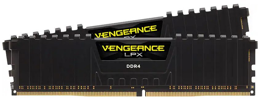 CORSAIR - VENGEANCE LPX 16GB (2x8GB) DDR4 3600MHz C18 UDIMM Desktop Memory - Black
