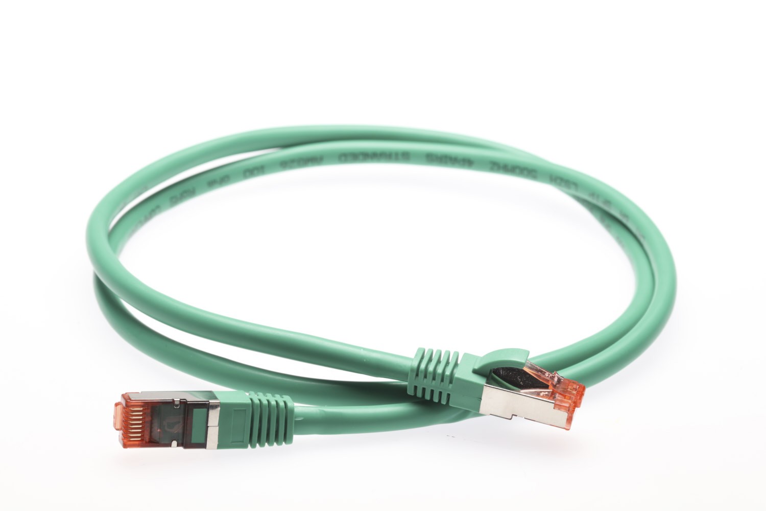 4Cabling 10M Cat 6A S/FTP LSZH Ethernet Network Cable. Green