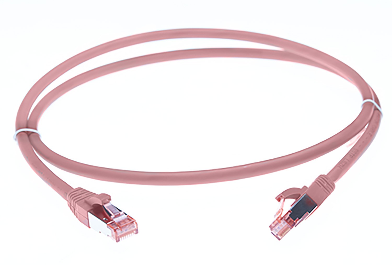 4Cabling 5M Cat 6A S/FTP Ethernet Network Cable. Pink