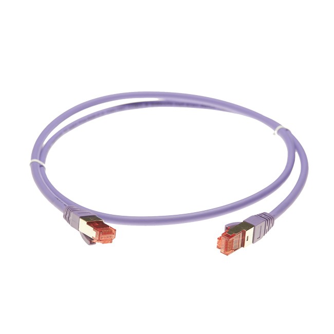 4Cabling 7M Cat 6A S/FTP LSZH Ethernet Network Cable. Purple