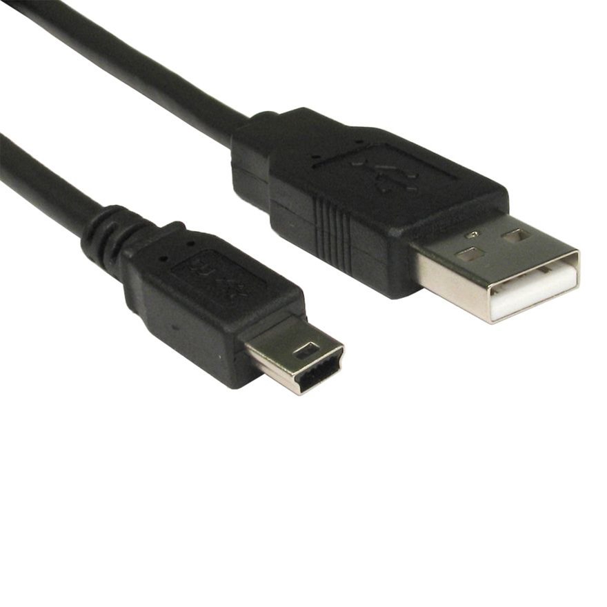 8Ware Usb 2.0 A Male -Mini B Cable 1M Black (10 Cables Per Bag)