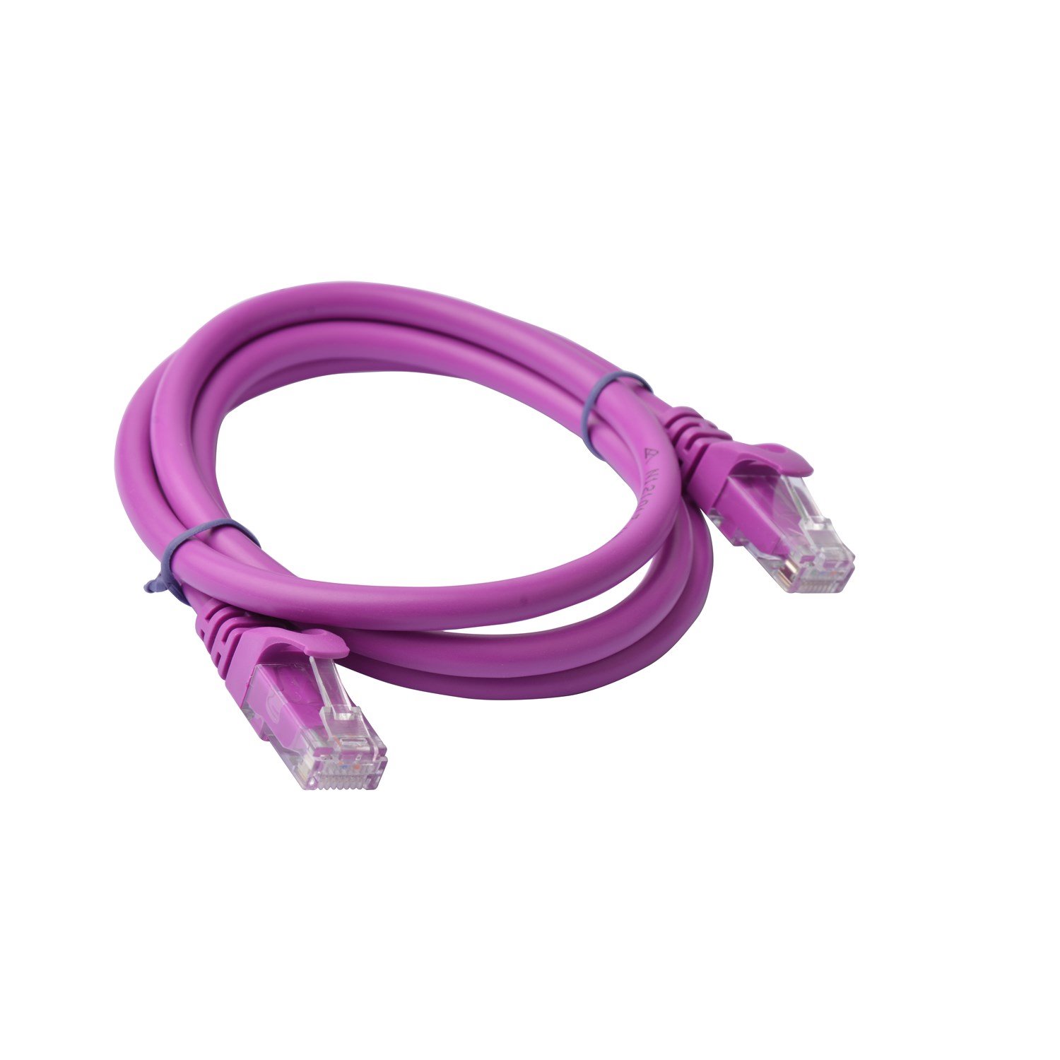 8Ware Cat 6A Utp Ethernet Cable, Snagless  - 1M (100CM) Purple