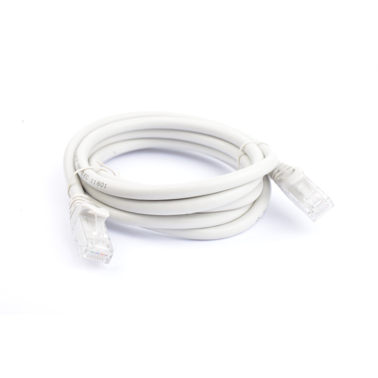 8Ware Cat 6A Utp Ethernet Cable, Snagless&#160; - 2M Grey