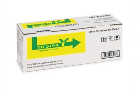 Kyocera TK-5154Y Yellow Toner For M6535cidn/P6035cdn - 10K