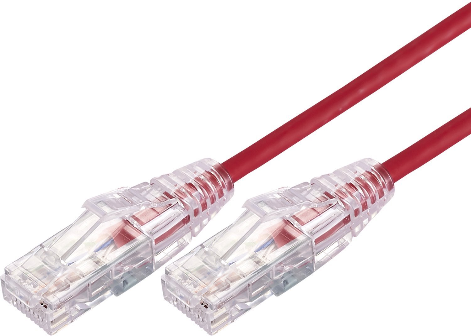 Comsol 0.5M RJ45 Cat 6A Ultra Thin Patch Cable - Red