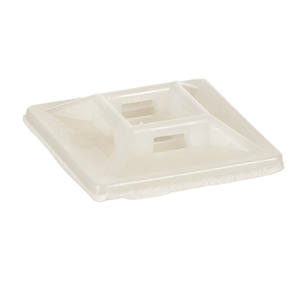 4Cabling Self Adhesive Mount 28MM X 28MM - White - 100PK