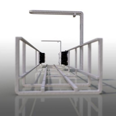 4Cabling Elsafe Prodigy 1550 MM Single Tier Cable Management Basket White