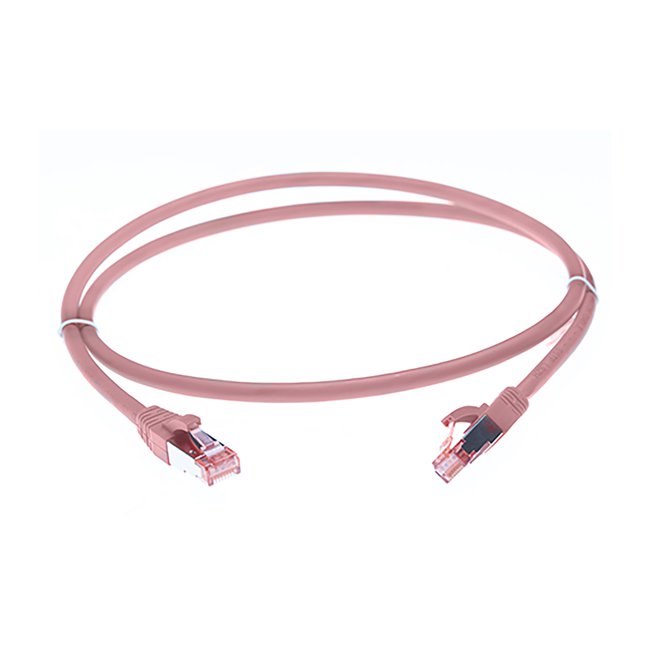 4Cabling 50M Cat 6A S/FTP LSZH Ethernet Network Cable: Pink