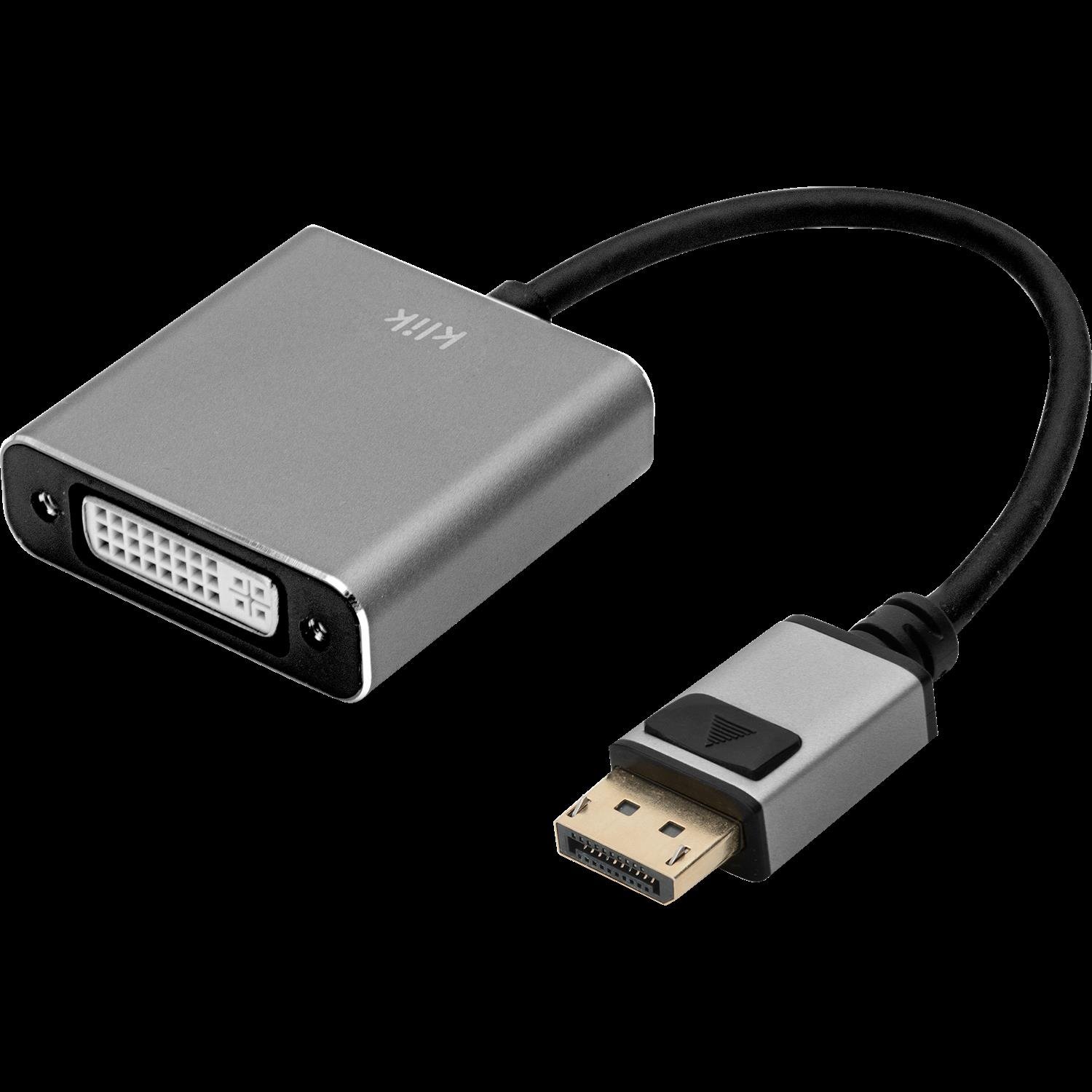 Klik 20CM DisplayPort Male To Single Link Dvi-D Female Adapter