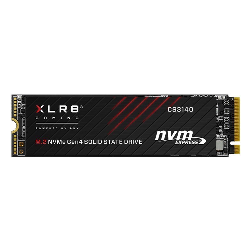 PNY CS3140 2TB NVMe Gen4 SSD With Heatsink M.2 7500MB/s 6850MB/s R/W 1400TBW 650K/700K 2M HRS MTBF 5YRS