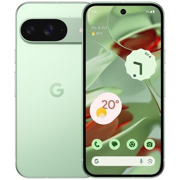 Google Pixel 9 5G 256GB - Winter Green (Ga05844-Ca),*Au Stock*,6.3' , Oled, 120Hz, 12GB/256GB, 50MP/10.5MP, Dual Sim + Esim, 4700mAH, 2 Years Warranty