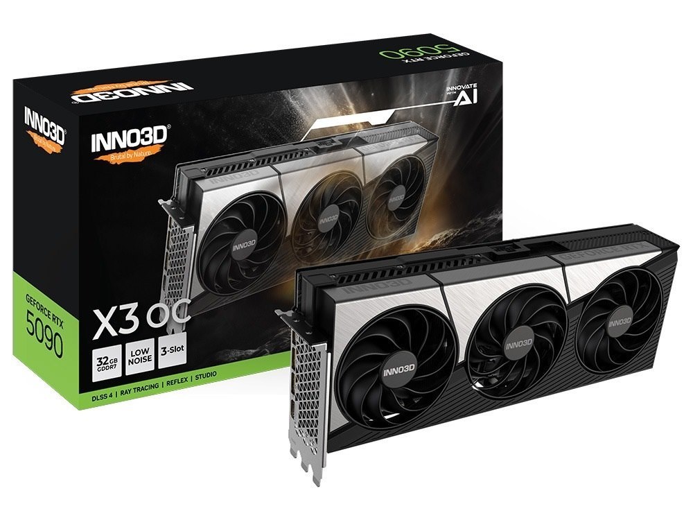 Inno3d nVidia GeForce RTX 5080 Ichill X3 16GB GDDR7 2715MHz Boost Clock, Ram 30Gbps, 3xDP, 1xHDMI, 334X148X73MM