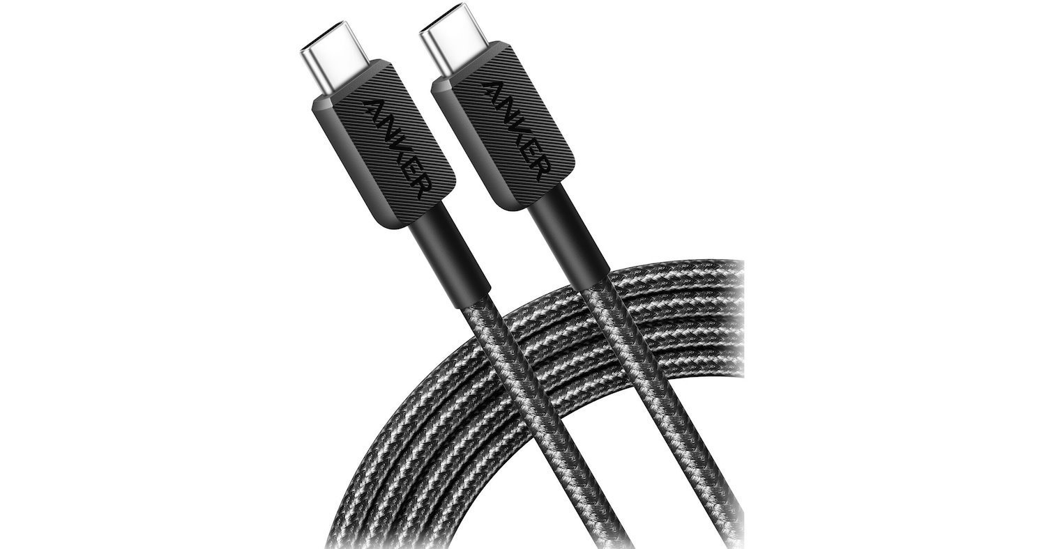 Anker 322 Type C To Type C Braided Cable 1.8M Black