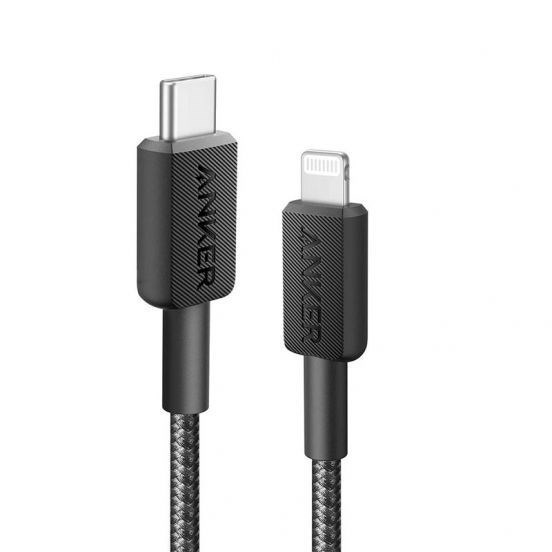 Anker 322 TypeC Mfi Braided Cable 0.9M Black